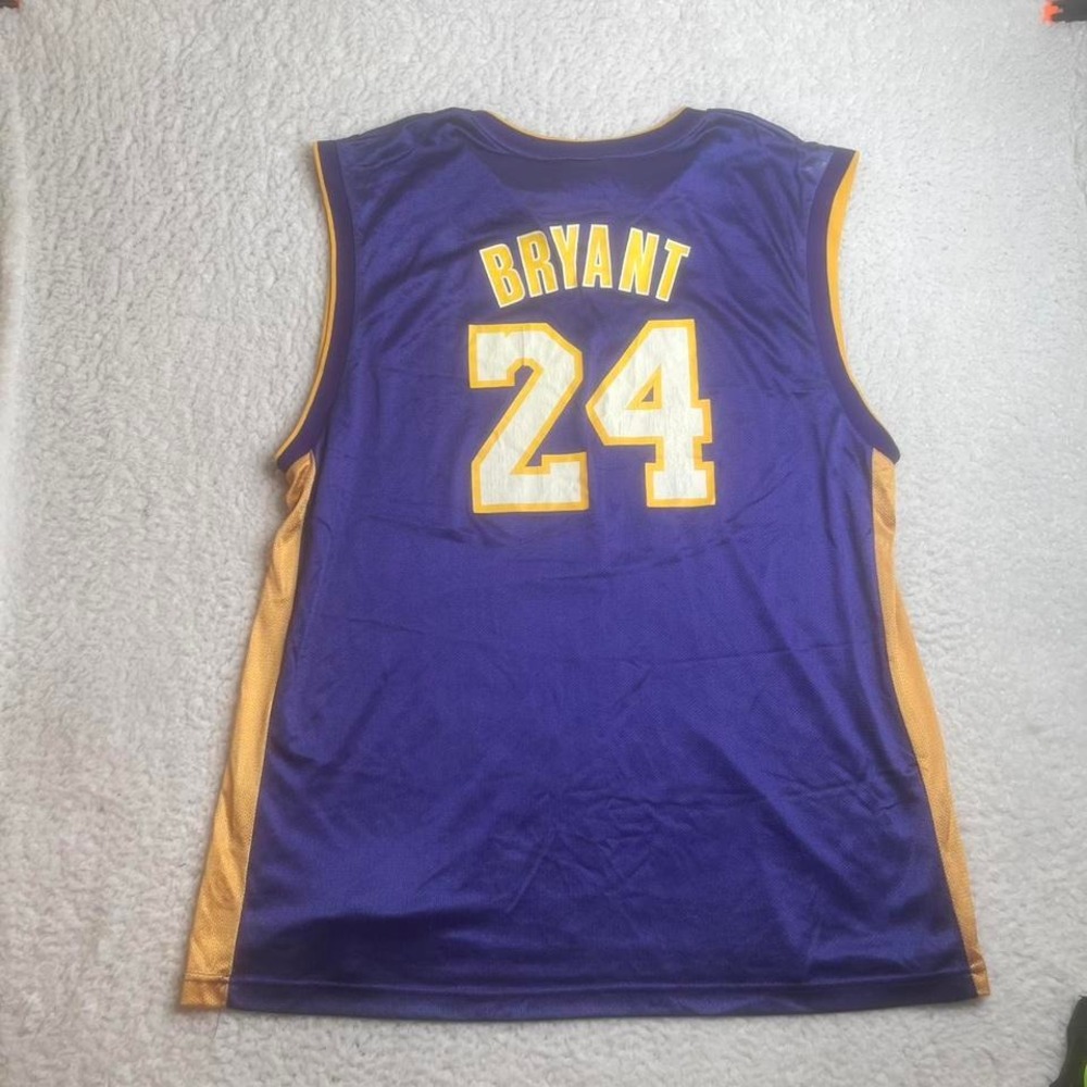 Vintage Kobe Bryant men purple and gold‎ nba jersey lakers Y2K 90s xxl